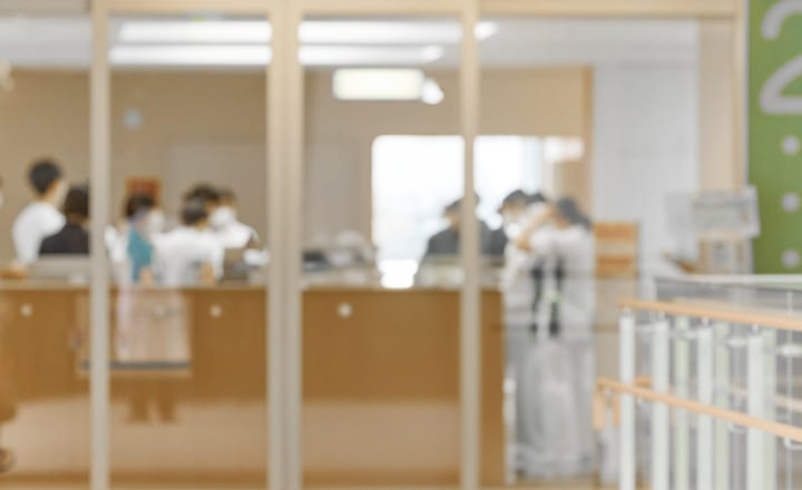 理事長・病院長のあいさつページへのリンクボタン