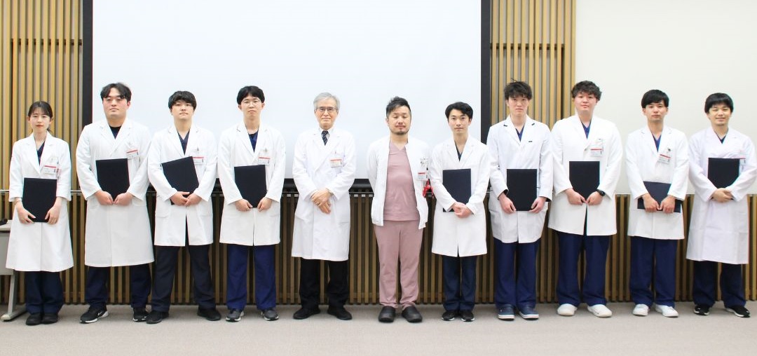 臨床研修修了式 集合写真