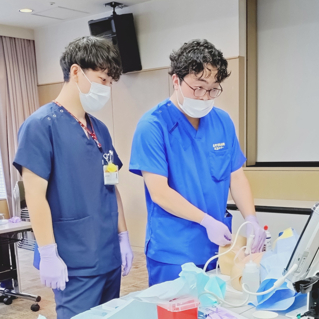 cvc挿入研修の様子5
