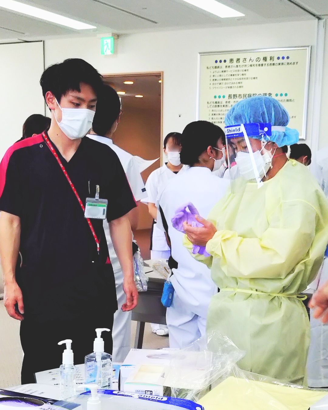 感染対策講習の様子4