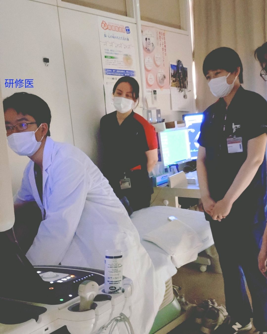 心エコー研修の様子2