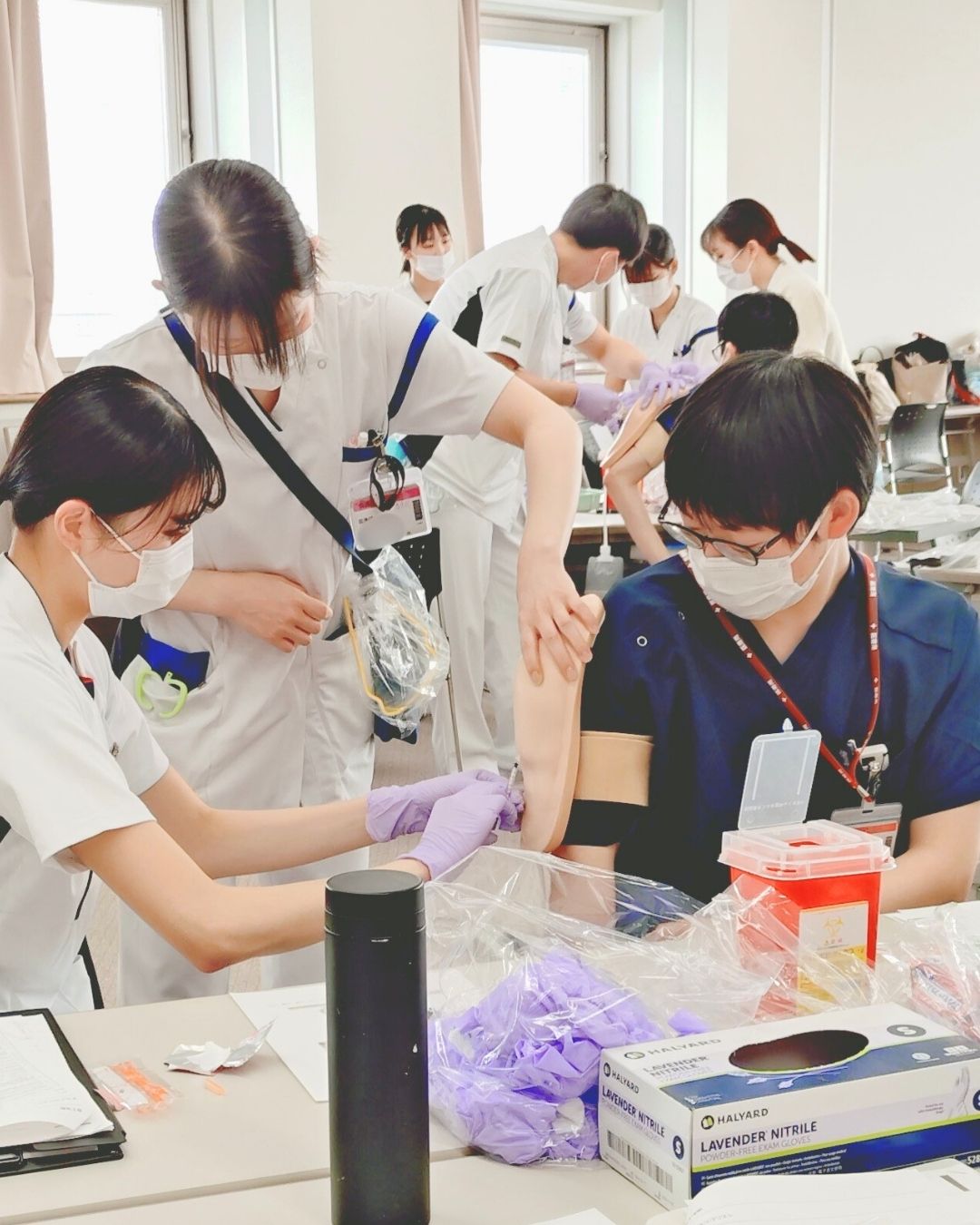 皮下注射研修の様子5