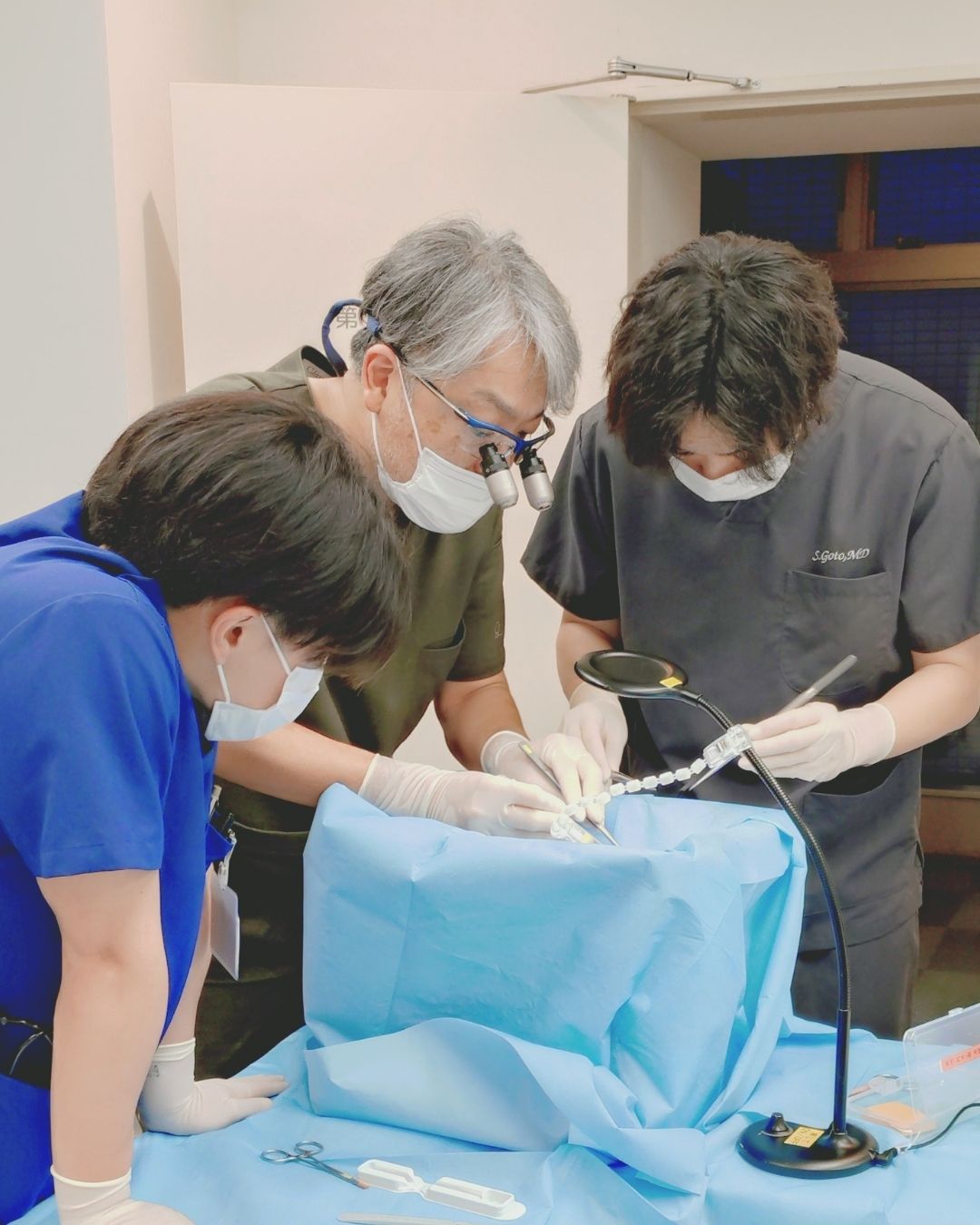 冠動脈バイパス術研修の様子2