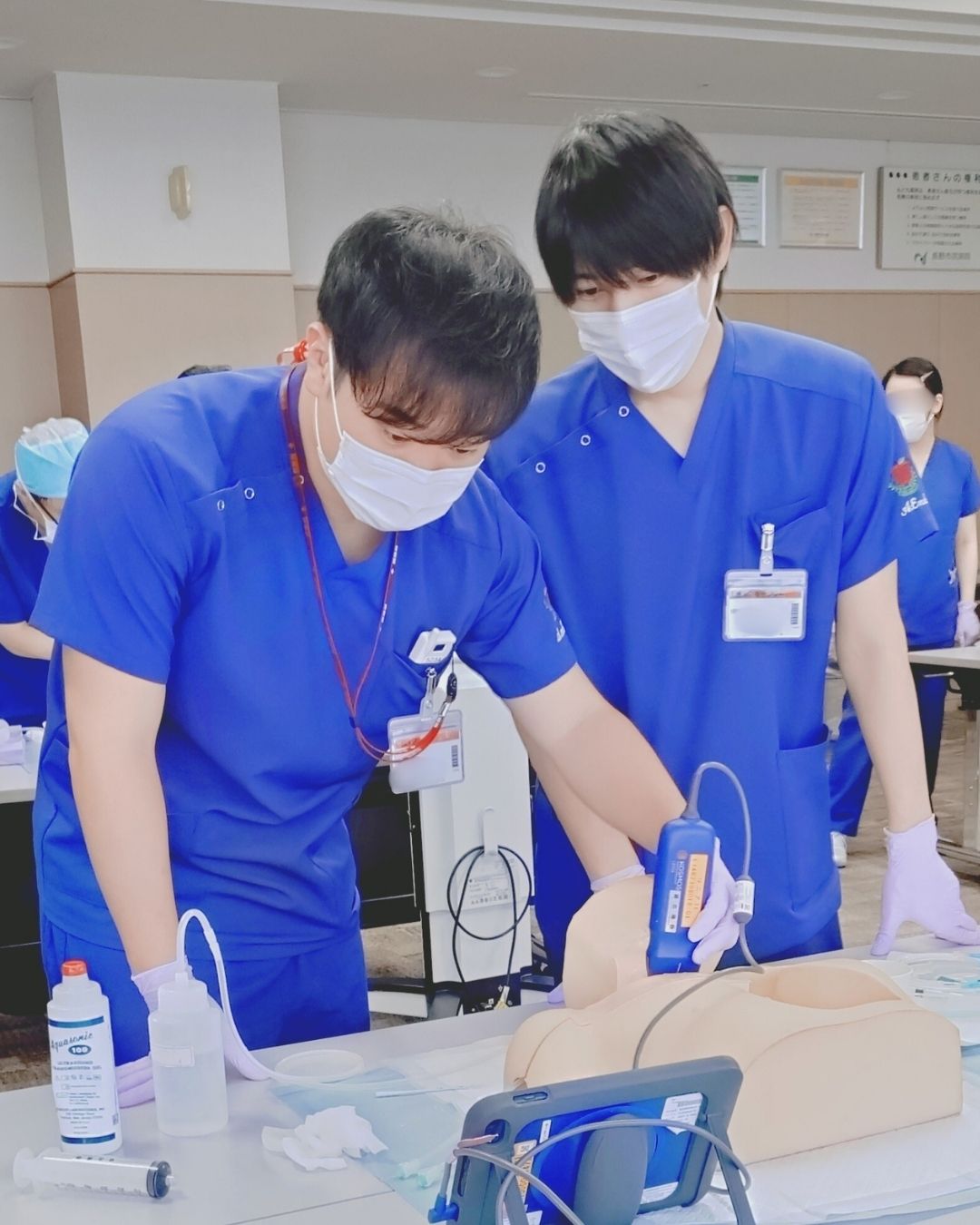 CVC挿入研修会の様子3
