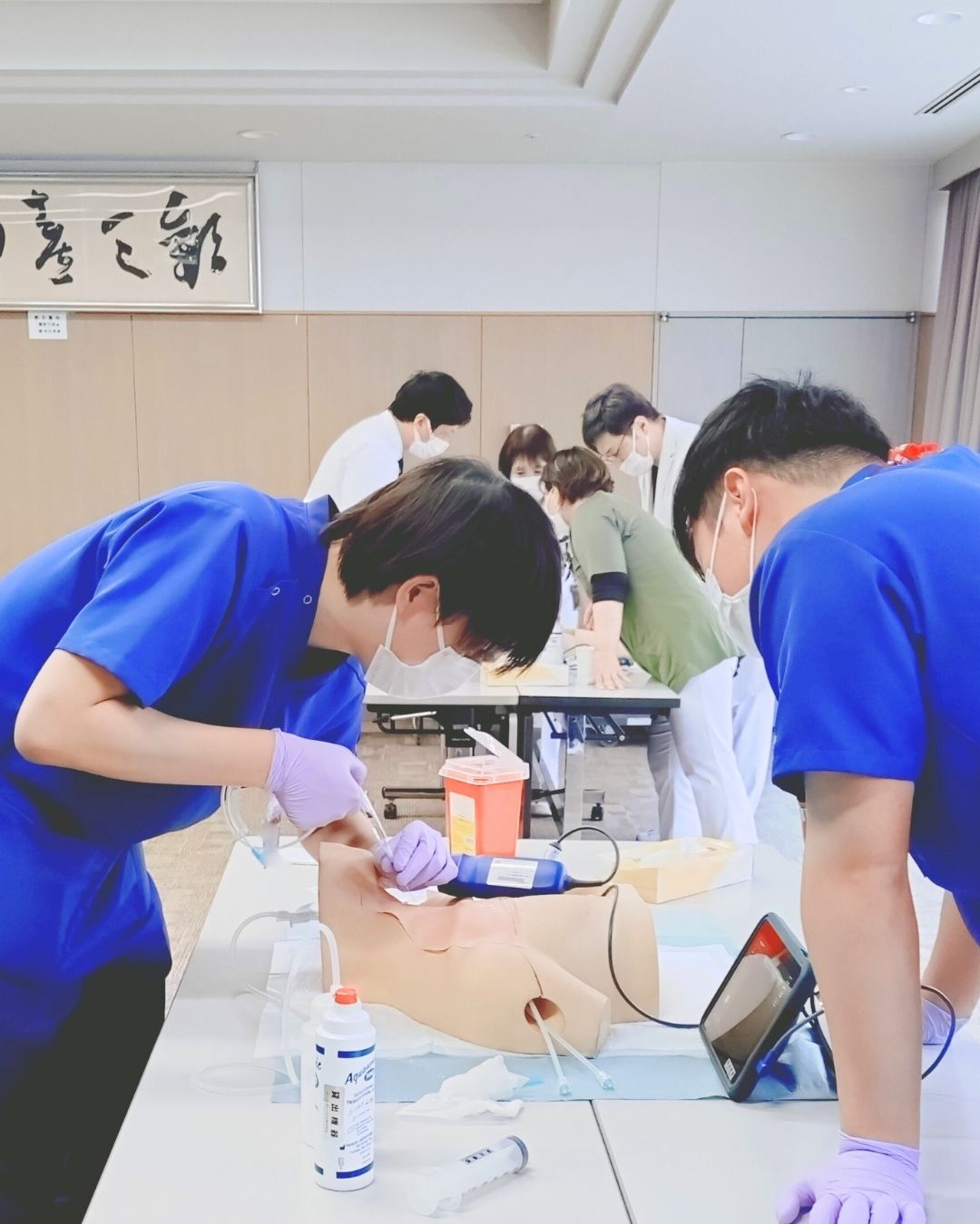CVC挿入研修会の様子4