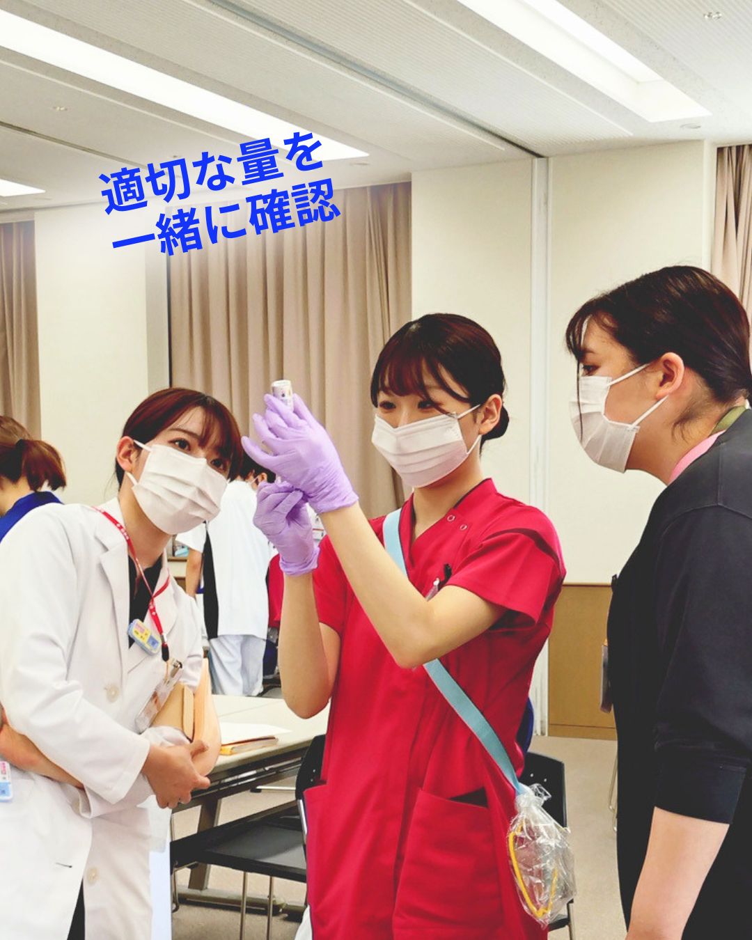 血糖測定・皮下注射研修の様子6