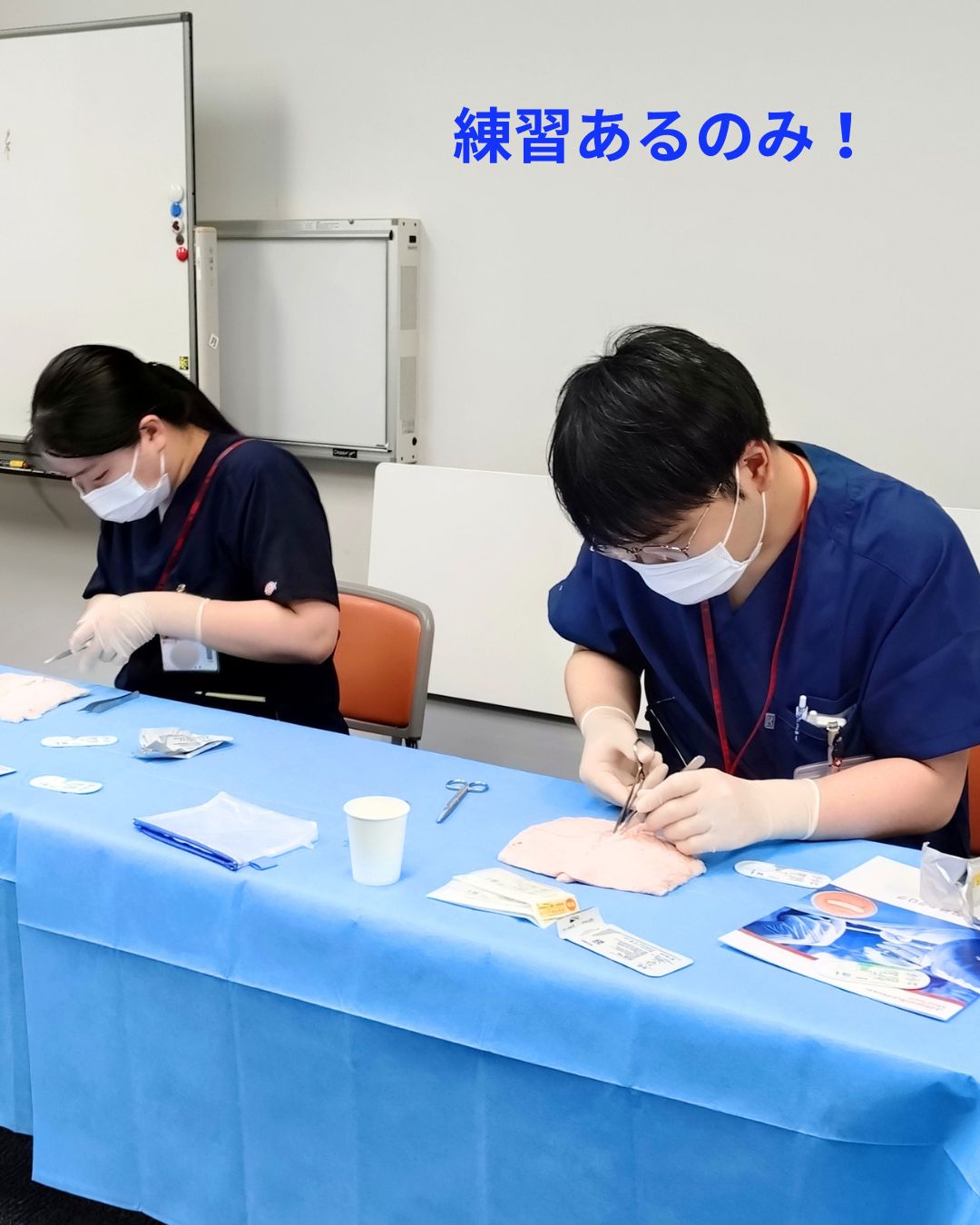 縫合手技研修の様子4