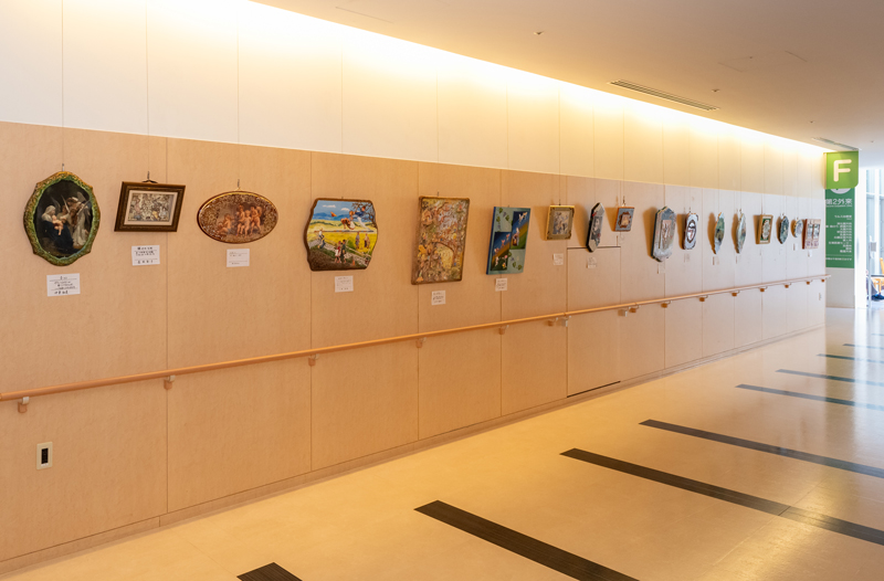 デコパージュ展の様子1