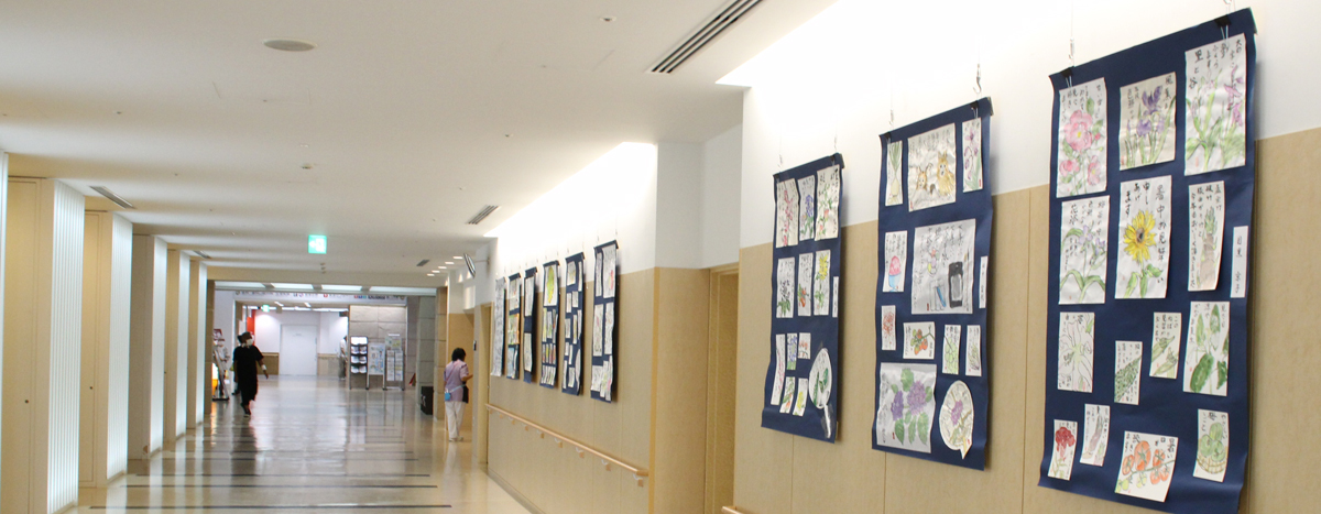 絵手紙展の様子1