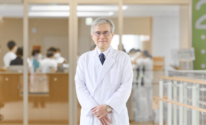 理事長・病院長のあいさつページへのリンクボタン