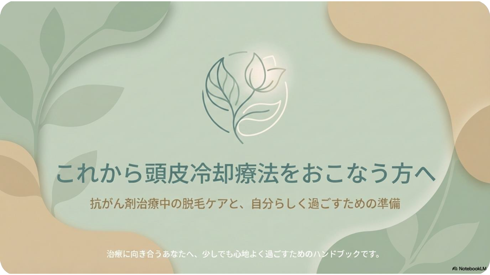 これから頭皮冷却療法をおこなう方へ ご案内パンフレット