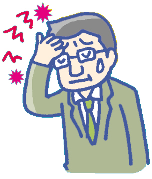 体調不良のイラスト