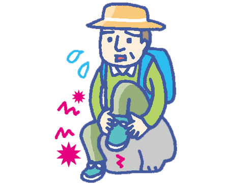 症状をお持ちの方のイラスト