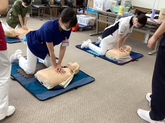 BLS研修の様子1