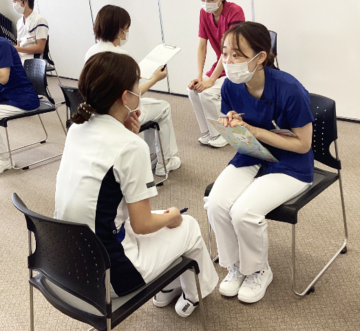 コーチングナースの様子1