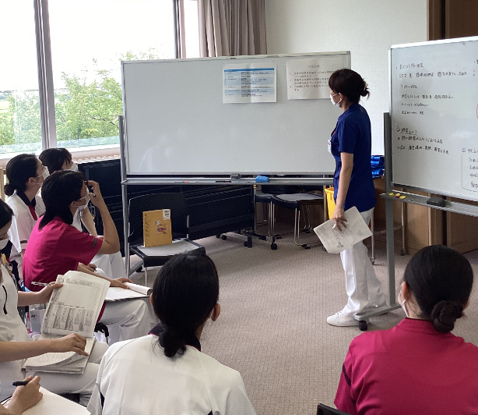 フィジカルアセスメントの様子6