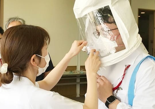 感染対策講習に1年目研修医が参加しました