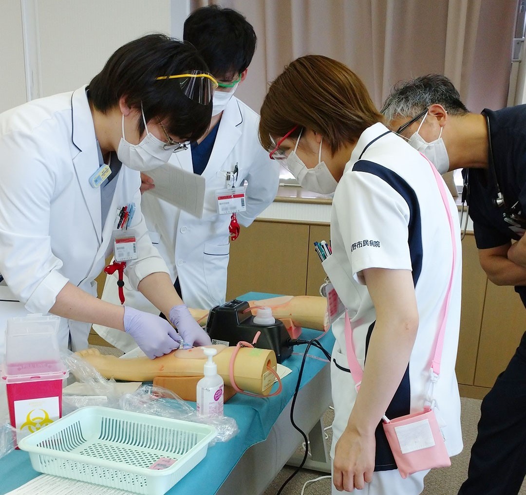 新人看護師研修に1年目研修医が参加しました！