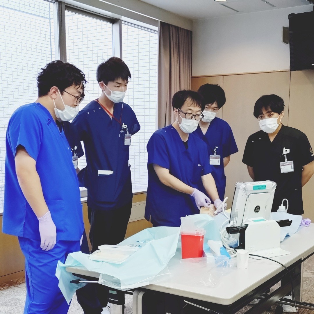 CVC(中心静脈カテーテル)挿入研修会が行われました